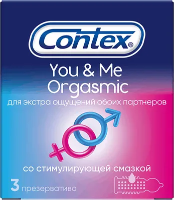 Презервативы Contex You & Me Orgasmic (3шт)