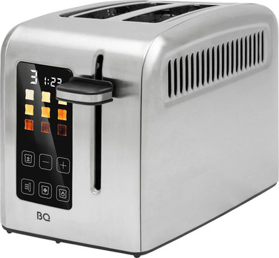 Тостер BQ T2002 (стальной/черный)