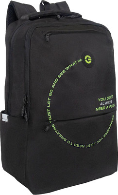 Рюкзак Grizzly RU-537-5 (черный/салатовый)