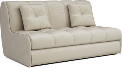 Диван Mebel-Ars Аккордеон Барон №2 ППУ 120x200 (бархат бежевый Star Velvet 6 Light Beige)