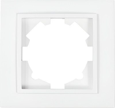 Рамка для выключателей и розеток El-Bi Zena / 608-016200-271 (матовый белый)