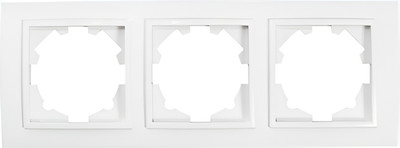 Рамка для выключателей и розеток El-Bi Zena / 500-016200-227 (матовый белый)