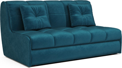 Диван Mebel-Ars Аккордеон Барон №2 ППУ 155x200 (бархат синий/зеленый Star Velvet 43 Black Green)