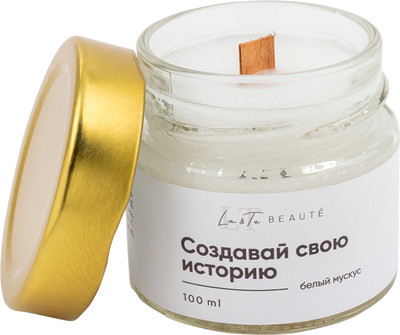 Свеча La and Te beaute Белый мускус LT-8649