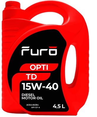 Моторное масло Furo Opti TD 15W40 / 15W40FR024 (4.5л)