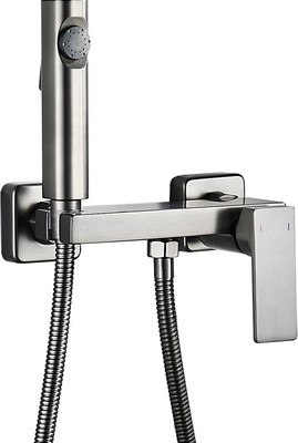 Гигиенический душ со смесителем Rose R1805T-1 (графит)