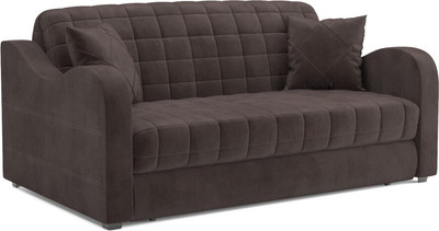 Диван Mebel-Ars Аккордеон Барон №4 ППУ 180x200 (коричневый кордрой)