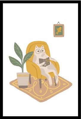 Постер Citydecor Кот и книга 1 (40x60)