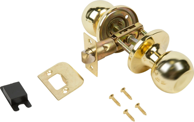 Ручка дверная VERDI 3087 6072 K pbps б/кл. б/фиск. (золотистый)