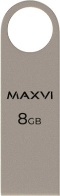 USB flash накопитель Maxvi MK 8GB 2.0 (металлик/серебристый)