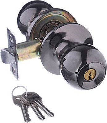 Ручка дверная VERDI 3087 6072 bnet с ключом (графит)