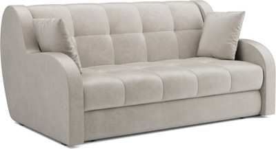 Диван Mebel-Ars Аккордеон Барон ППУ 120x200 (бархат бежевый Star Velvet 6 Light Beige)