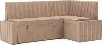 Уголок кухонный мягкий Mebel-Ars Вермут 191x83x121 / M11-24-14 (кордрой бежевый)