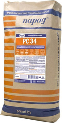 Смесь для ремонта бетона Парад РС 34 (25кг)