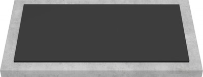 Столешница для тумбы в ванную ЗОВ CLDSP18H995458 (антрацит)
