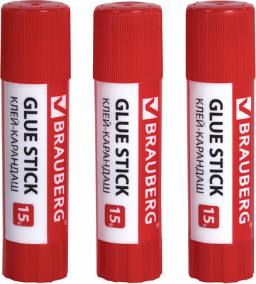 Клей-карандаш Brauberg 271307 (3шт)