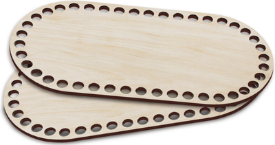 Набор заготовок для творчества Brauberg Hobby. Донышки для вязания / 665318 (2шт)