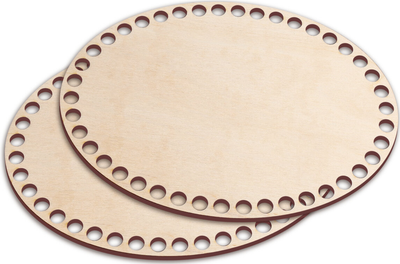 Набор заготовок для творчества Brauberg Hobby. Донышки для вязания / 665319 (2шт)