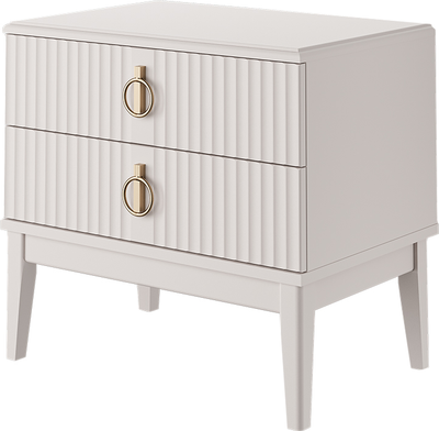 Прикроватная тумба Bravo Мебель Фарго (персидский жемчуг/лак льняной)