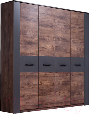 Шкаф MySTAR Вирджиния 100.1820 (таксус/графит)