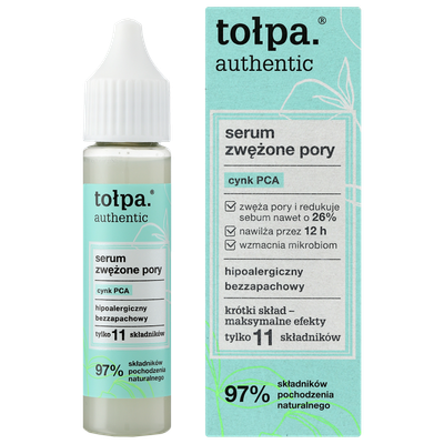 Сыворотка для лица Tolpa Authentic для сужения пор (20мл)