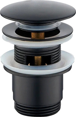 Донный клапан Rose RS01H (черный)