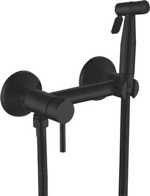 Гигиенический душ со смесителем Shevanik S107H (черный)