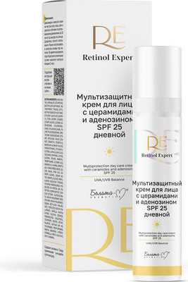 Крем для лица Белита-М Retinol Expert Мультизащитный дневной SPF 25 (50мл)