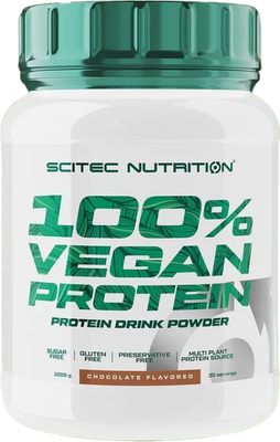 Протеин Scitec Nutrition 100% Vegan Protein (1000г, шоколад)