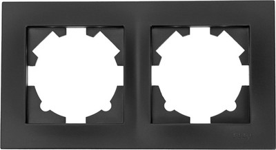 Рамка для выключателей и розеток El-Bi Vega / 510-014800-226 (черный)