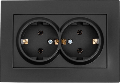 Розетка El-Bi Vega / 510-014830-907 (черный)