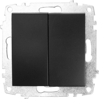 Выключатель El-Bi Zena-Vega / 609-014800-202 (черный)