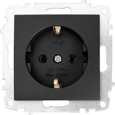 Розетка El-Bi Zena-Vega / 609-014800-217 (черный)