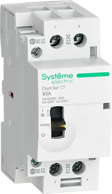 Контактор Systeme (Schneider) Electric City9 Set 2P 2НО 63A AC 230В-230В / C9C32263