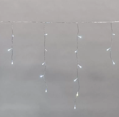 Светодиодная гирлянда Neon-Night Айсикл 255-595 (25x0.6м, белый)