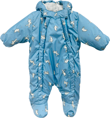 Комбинезон прогулочный детский Топотушки Василиса Зайка (р.154/8-62, голубой)