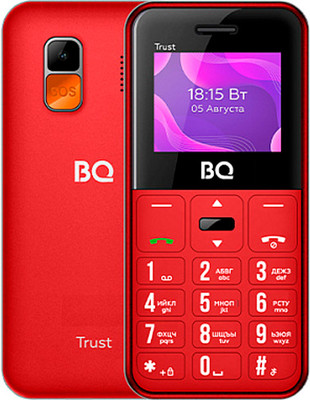 Мобильный телефон BQ 1866 Trust (красный)