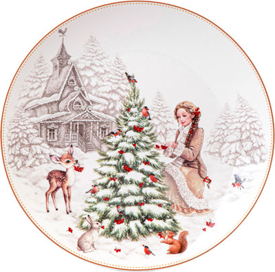 Тарелка закусочная (десертная) Lefard Морозко 85-2035