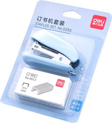 Степлер Deli TBD0604253001B (голубой)
