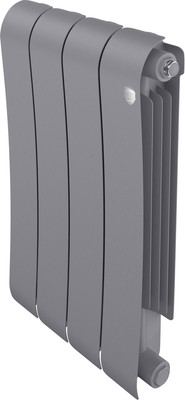 Радиатор биметаллический Royal Thermo Infinity 500 Silver Satin (4 секций)