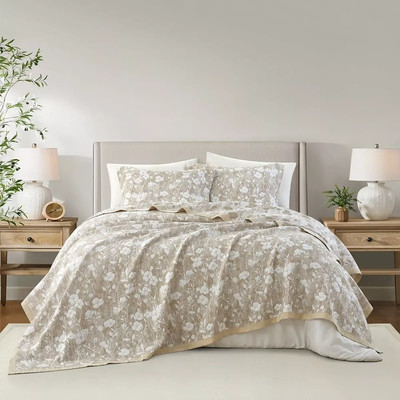 Набор текстиля для спальни Arya Lobed (180x240, желтый)