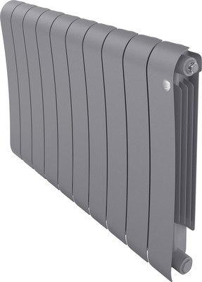 Радиатор биметаллический Royal Thermo Infinity 500 Silver Satin (10 секций)