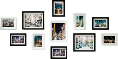 Набор рамок Sundays Home 6499002020A (11шт, белый/черный)