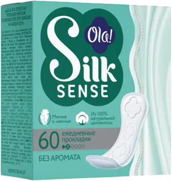 Прокладки ежедневные Ola! Silk Sense Daily (60шт)
