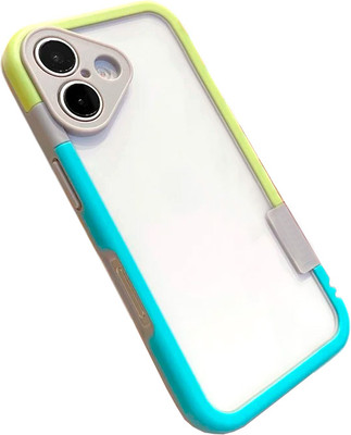 Чехол-накладка G-Case Для iPhone 16 / 6601110762G (голубой/желтый)