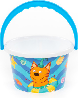 Ведерко для игры в песочнице Полесье Три Кота / 81377