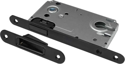 Замок врезной Ренц INMagn 85 Black (черный)