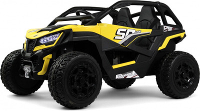 Детский автомобиль RiverToys C555CC (желтый)