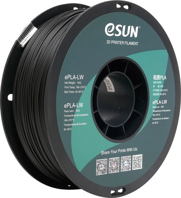 Пластик для 3D-печати eSUN ePLA-LW Filament / т0035934 (1.75мм, 1кг, черный)