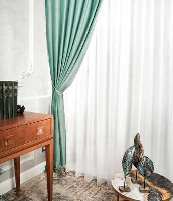 Штора LEGRAND Велюр 200x260 / 58136944 (шалфей)